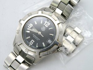 1円◆稼働◆ タグホイヤー プロフェッショナル ブラック クオーツ メンズ 腕時計 コマ２ M44006