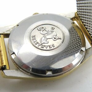 1円◆稼働◆ オメガ シーマスター シルバー 自動巻き ユニセックス 腕時計 O262の画像4