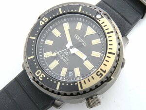 1円◆稼働◆ SEIKO 4R35-04RO ブラック 自動巻き メンズ 腕時計 O722