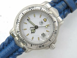 1 jpy * operation * TAG Heuer WH1311 silver quarts lady's wristwatch M45304