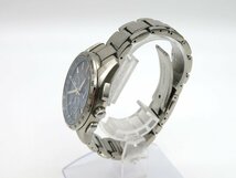 1円◆稼働◆ セイコー 8B92-0AB0 ブルー ソーラー メンズ 腕時計 N11101_画像3