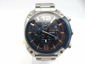 1 jpy * operation * diesel DZ-4374 blue quarts men's wristwatch M97210