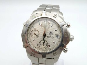 1 jpy # Junk # TAG Heuer CN2110 silver self-winding watch men's wristwatch M97801