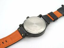 1円■ジャンク■ アンジェルクローバー EVG46 ブラック クオーツ メンズ 腕時計 M98005_画像6