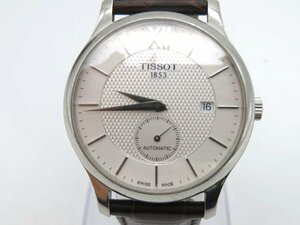 1 иен * работа * Tissot T063.428.16.038.00 тигр tishon серебряный самозаводящиеся часы мужские наручные часы O702