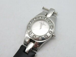 1 jpy * operation * Baum &merushe silver quarts lady's wristwatch N13104