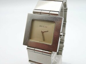 1円◆稼働◆ グッチ 600M シルバー クオーツ ユニセックス 腕時計 Ｎ13805