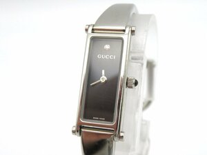 1 иен * работа * Gucci 1500L черный кварц женские наручные часы N12503