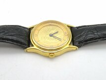 1円◆稼働◆ コインウォッチ ファインゴールド ゴールド クオーツ レディース 腕時計 N11205_画像3