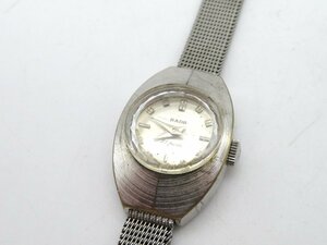 1円■ジャンク■ ラドー シルバー 手巻き レディース 腕時計 N10106