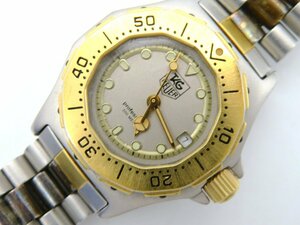 1 jpy * operation * TAG Heuer 934.208 silver quarts lady's wristwatch K75709