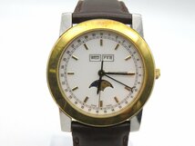 1円◆稼働◆ ブフェラ ホワイト クオーツ ユニセックス 腕時計 K78210_画像1