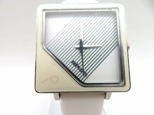 1円◆稼働◆ ニクソン METRICLETHER ホワイト クオーツ ユニセックス 腕時計 O612
