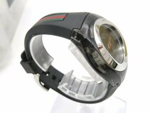 1円◆稼働◆ グッチ 137.3 ブラック クオーツ ユニセックス 腕時計 N16005_画像3