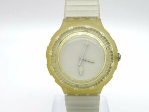 1 иен * работа * Swatch 5755 белый кварц мужские наручные часы гарантия O649