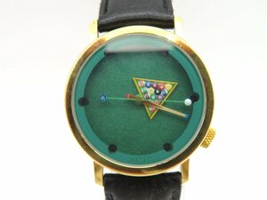 1円◆稼働◆ アクテオ グリーン クオーツ ユニセックス 腕時計 O432