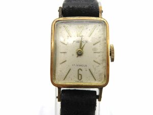 1 jpy # Junk #pi earth 18K silver hand winding lady's wristwatch N24101