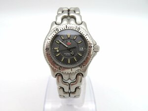 1 jpy * operation * TAG Heuer WG1313-2 Professional silver quarts lady's wristwatch N22606