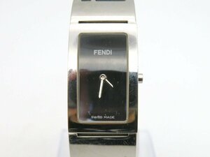1円◆稼働◆ フェンディ 3250L ブラック クオーツ レディース 腕時計 N24302