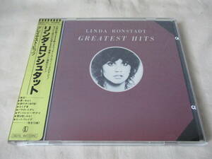 LINDA RONSTADT Greatest Hits ‘84(original ’76) 国内金シール帯付初回盤 38XP-14 西独製CD ベスト 全１２曲