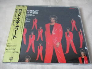 ROD STEWART Body Wishes ‘84(original ’83) 世界初CD化 国内金シール帯付 38XP-85 西独製CD