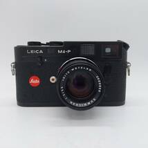 【美品】LEICA ライカ レンジファインダーカメラ M4-P ブラック 1533095番/SUMMICRON 1:2/50 レンズ (6434)_画像2