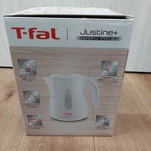 【未使用】 電気ケトル T-faL KO4901JP ジャスティン プラス ホワイト 1.2L ティファール (6441)_画像2