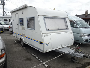 ■Authorised inspection1994August！家庭用ACincluded♪2003クナウス”ポルト6 L” 牽引免許不要の小typeTrailer♪♪