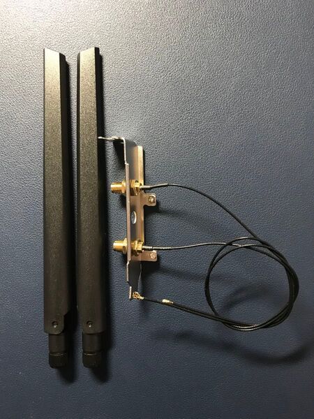mini PCIe WiFi アンテナ KIT ハーフハイト