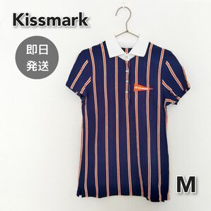 キスマーク kissmark ゴルフウェア 半袖 ポロシャツ レディース M 夏