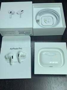 AirPods Pro第1世代イヤホン　Apple正規品 動作確認済み　音質正常　機能正常　アップルイヤホン エアーポッズ 