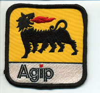 輸入ワッペン即買 ！郵送料無料！Agip☆アジップ・オイル