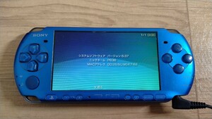 SONY/ソニー/ PSP・ プレイステーションポータブル　　PSP-3000　バイブラント・ブルー