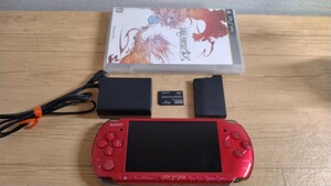 SONY/ Sony *PSP-3000lati Anne to red * soft FF 0 type / memory stick / battery attached 