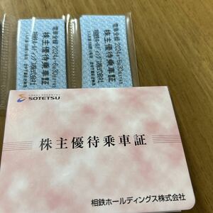 相鉄線(相模鉄道) 株主優待乗車証 20枚③ゆうパケットポスト料金無料