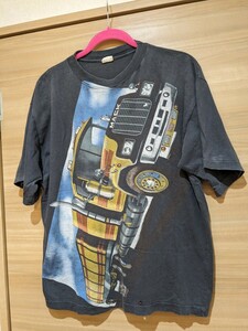 マックトラック　macktruck　macktrucks　mack truck　mack trucks　ブルドック　bulldog　Tシャツ　ブラック　XL　ビンテージ　90s