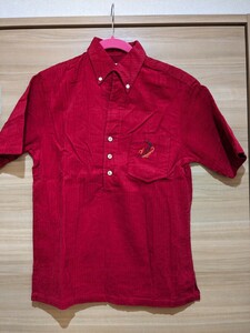 70s　サーフシャツ　コーディロイシャツ　ボタンダウンシャツ　プルオーバー　ハワイアンシャツ　IOLANI　ハワイ　Hawaii　半袖シャツ
