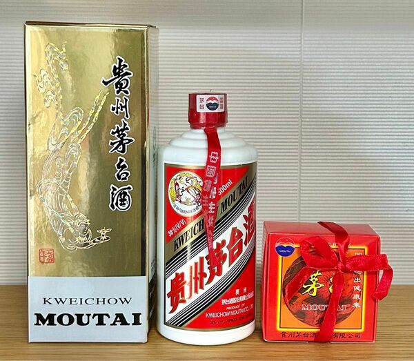 グラス2個付き◎貴州茅台酒 KWEICHOW MOUTAI 2004年 38% 500ml 天女ラベル 古酒