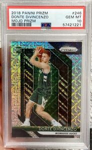 ★PSA10【RC】/25 Donte DiVincenzo 2018-19 PANINI MOJO ディビンチェンゾ NBA Rookie non auto card ルーキー 鑑定済 満点 カード Knicks