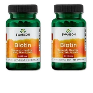  domestic delivery! time limit is 2025 year on and after. long thing! free shipping! complete unopened! 100 Capsule ×2s one son company biotin 5000mcg