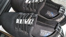 新品 レア 廃盤 25㎝ スニーカー 安全靴 XEBEC ジーベック AIR 通気性 軽量 クッション デザイン NIKE風 ナイキ エアマックス 270 ブルー_画像10