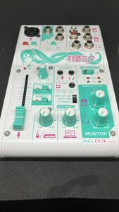 [ beautiful goods ]YAMAHA AG03-MIKU mixer Hatsune Miku . therefore . set [ free shipping ]