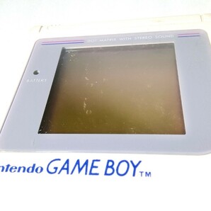  Nintendo 任天堂 GB GAMEBOY  初代ゲームボーイ 本体 DMG-01  ソフト 魔界塔士 sa・ga 付き レトロゲーム  ニンテンドー  動作品の画像3