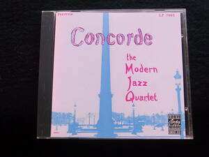 G388/MJQ モダン・ジャズ・カルテット Concorde CD