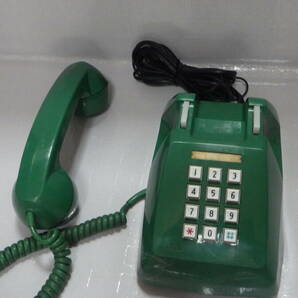 NTT プッシュ式電話機 濃緑色の画像2