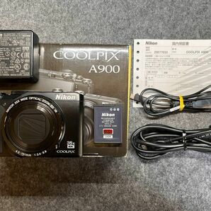 【良品】 ニコン Nikon COOLPIX A900 (ブラック) 【元箱付属品】　#0513