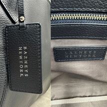 1円■定番モデル■ Barneys NewYork バーニーズニューヨーク メンズ トートバッグ ビジネスバッグ 肩掛け A4◎ 大容量 本革 レザー 仕事_画像10