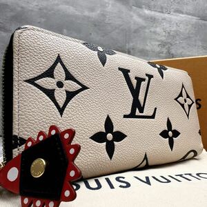 1円■極美品/RFID搭載■ ルイヴィトン LOUIS VUITTON M69727 LV クラフティ モノグラム アンプラント ジッピーウォレット 長財布 現行 デカ