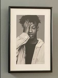 【額付き】A4ポスター 21savage ヒップホップ 21サヴェージ hip hop poster T051