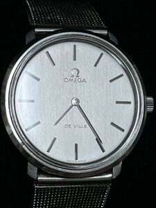 *[1 jpy ~]OMEGA operation goods Omega wristwatch men's hand winding DE VILE De Ville silver group face TOOL104 [ superior article ]*